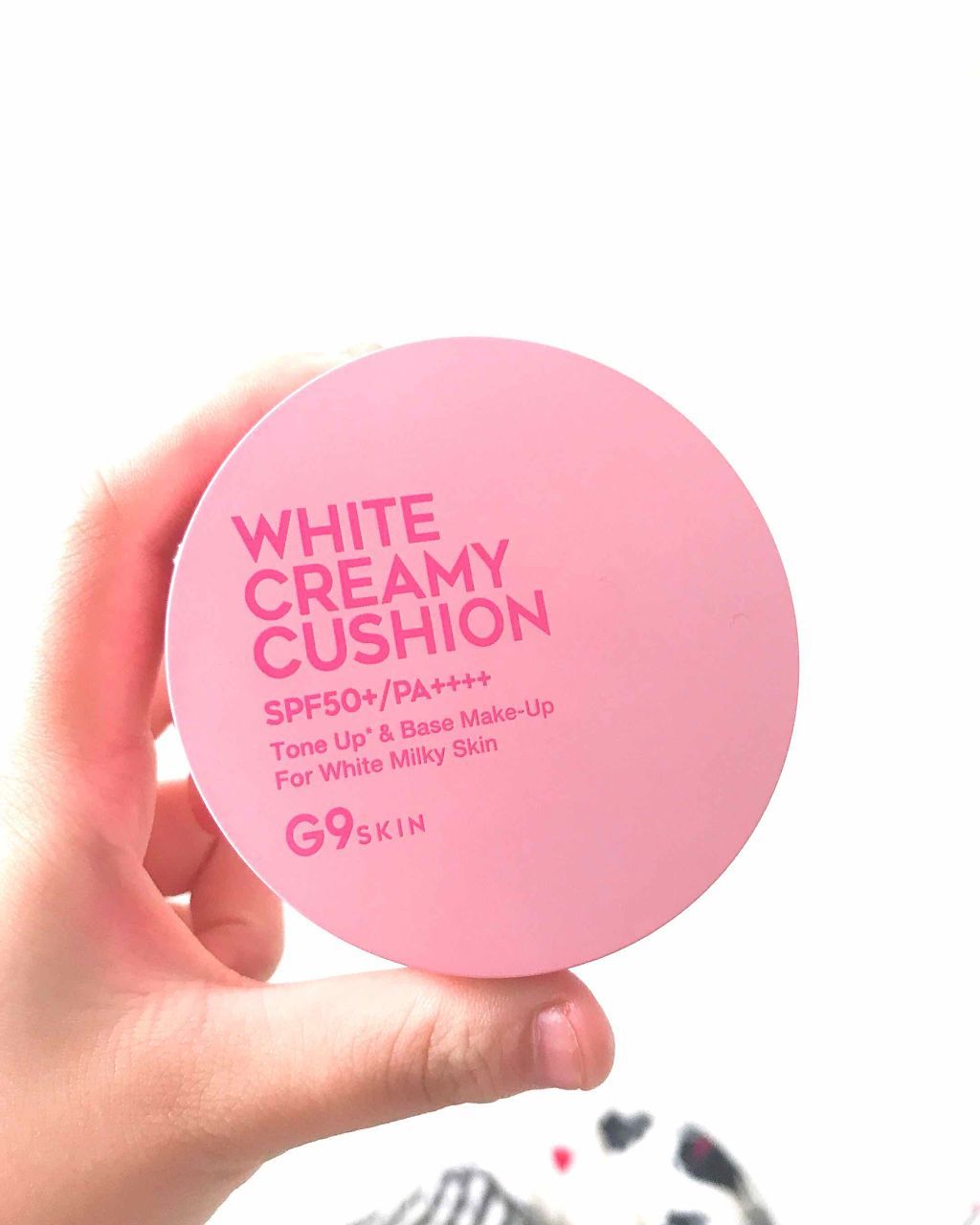 WHITE CREAMY CUSHION(ウユファンデ)/G9SKIN/化粧下地を使ったクチコミ（1枚目）