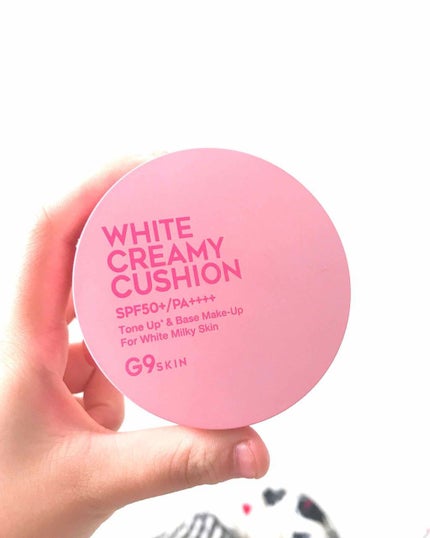 WHITE CREAMY CUSHION(ウユファンデ)/G9SKIN/化粧下地を使ったクチコミ(1枚目)