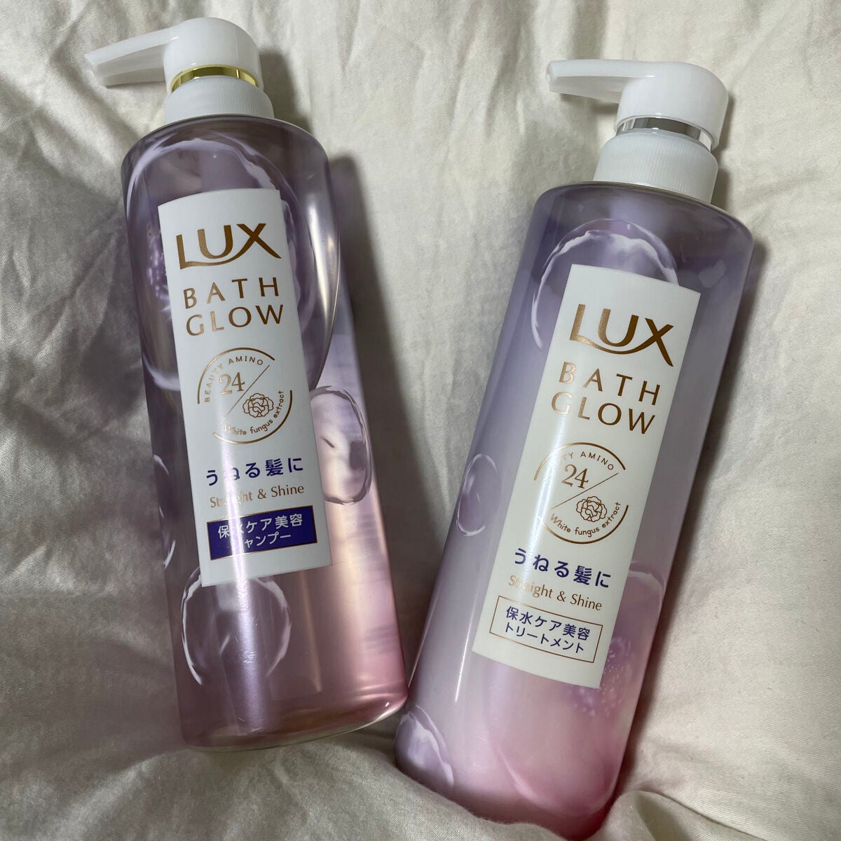 バスグロウ ストレート&シャイン シャンプー/トリートメント/LUX/市販シャンプーを使ったクチコミ(2枚目)