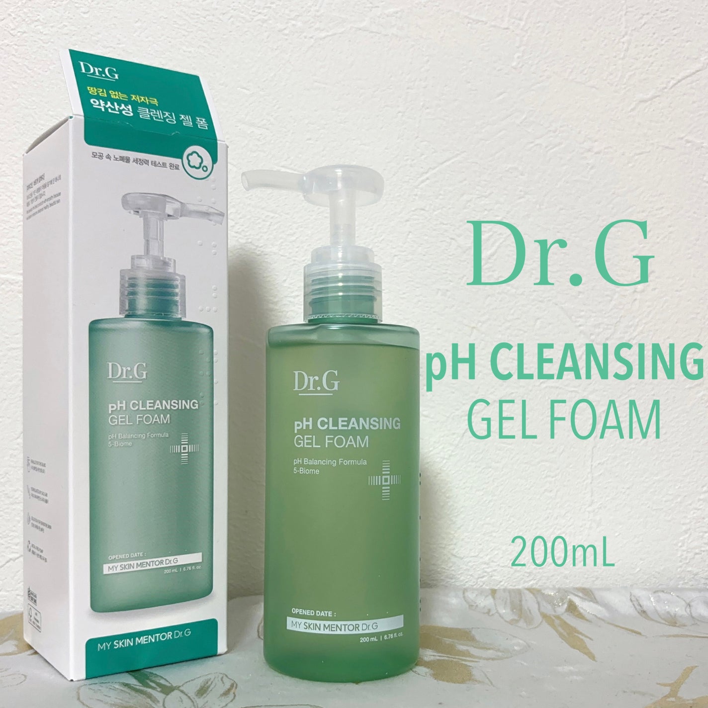 弱酸性クレンジングジェルフォーム/Dr.G/その他洗顔料を使ったクチコミ(1枚目)