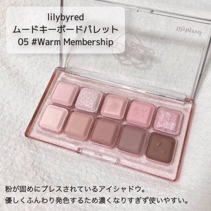 ムードキーボード/lilybyred/アイシャドウパレットを使ったクチコミ(2枚目)