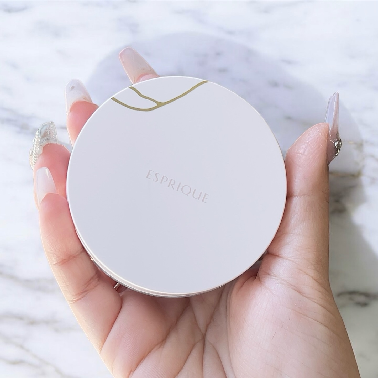 シルキーロングステイ パウダー 02 ラベンダー/ESPRIQUE/ルースパウダーを使ったクチコミ（2枚目）