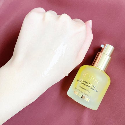 ホワイトトリュフダブルレイヤーリバイタライジングセラム/ダルバ/美容液を使ったクチコミ(4枚目)