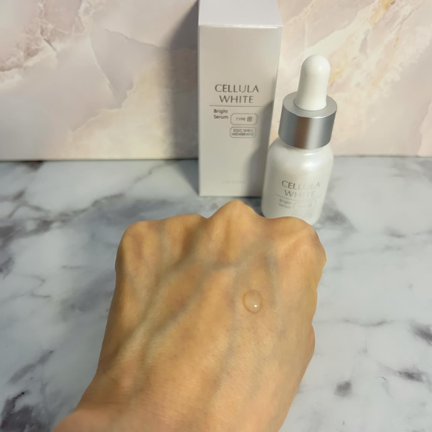 ホワイト ブライトセラム/CELLULA/美容液を使ったクチコミ（2枚目）