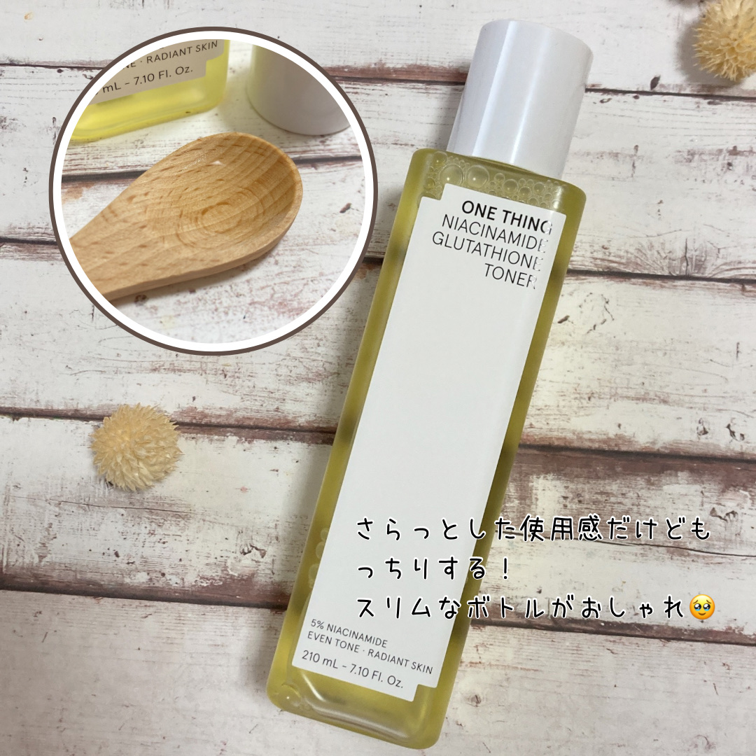 ナイアシンアミドグルタチオントナー/ONE THING/化粧水を使ったクチコミ（2枚目）