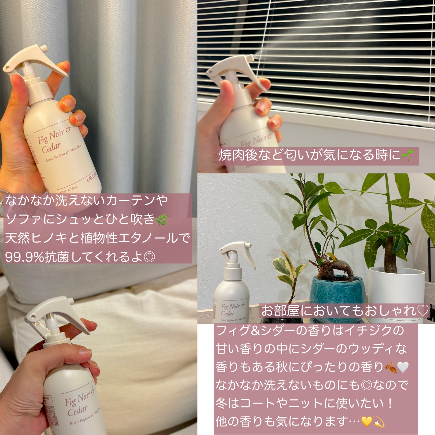 ファブリックパフューム/LAVOIR/ファブリックミストを使ったクチコミ(2枚目)