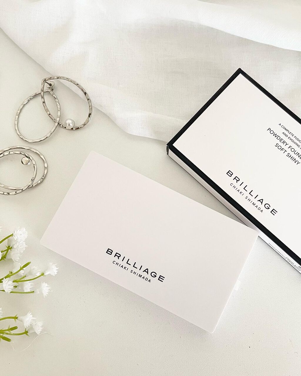 パウダリーファンデーション ソフトシャイニー/ブリリアージュ/パウダーファンデーションを使ったクチコミ(4枚目)