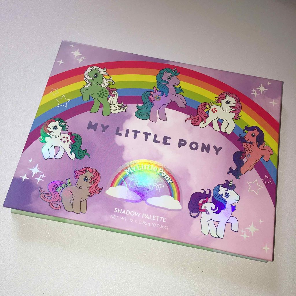 My Little Pony eyeshadow palette/ColourPop/アイシャドウパレットを使ったクチコミ（1枚目）