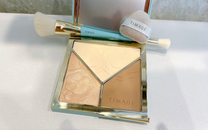 ハイライトシェーディングパレット/TIMAGE/パウダーハイライトを使ったクチコミ(8枚目)
