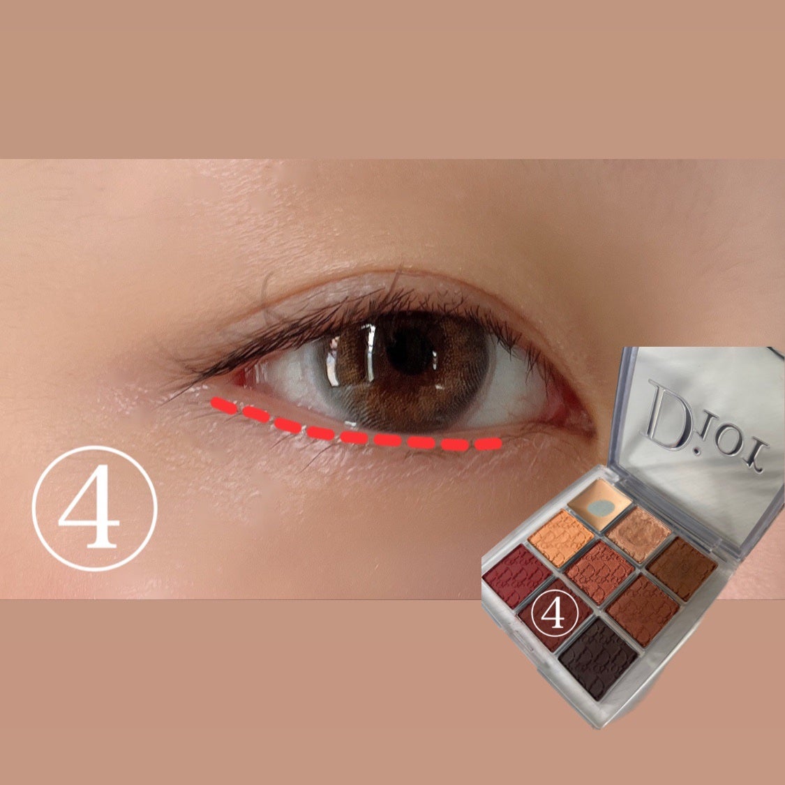 ディオール バックステージ アイ パレット/Dior/アイシャドウパレットを使ったクチコミ(7枚目)