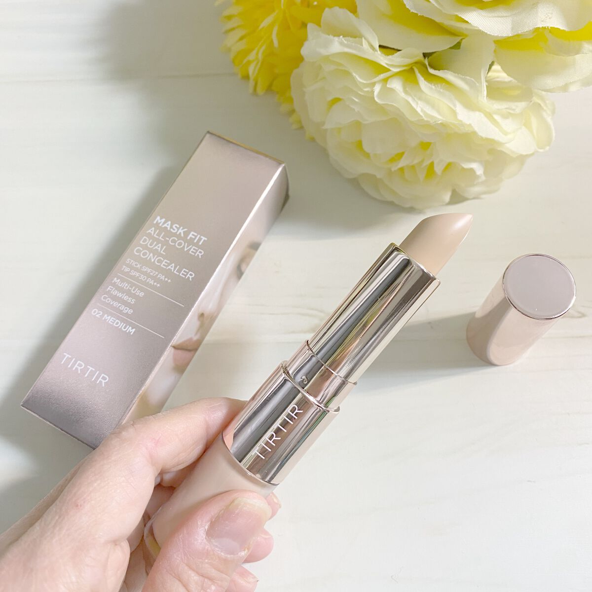 マスクフィットオールカバーデュアルコンシーラー/TIRTIR(ティルティル)/コンシーラーを使ったクチコミ(3枚目)