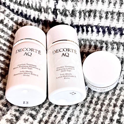 AQ アブソリュート エマルジョン マイクロラディアンス Ⅱ/DECORTÉ/乳液を使ったクチコミ(4枚目)