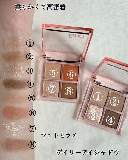 アンドバイロムアンド グラッシーアイグリッター/&nd by rom&nd/グリッターを使ったクチコミ(8枚目)