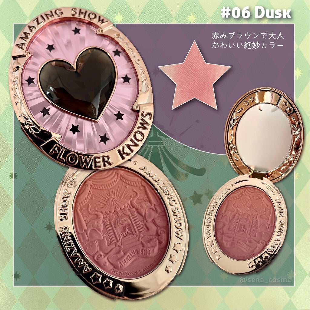 サーカスシリーズ グラデーションブラッシュ /FlowerKnows/パウダーチークを使ったクチコミ(7枚目)