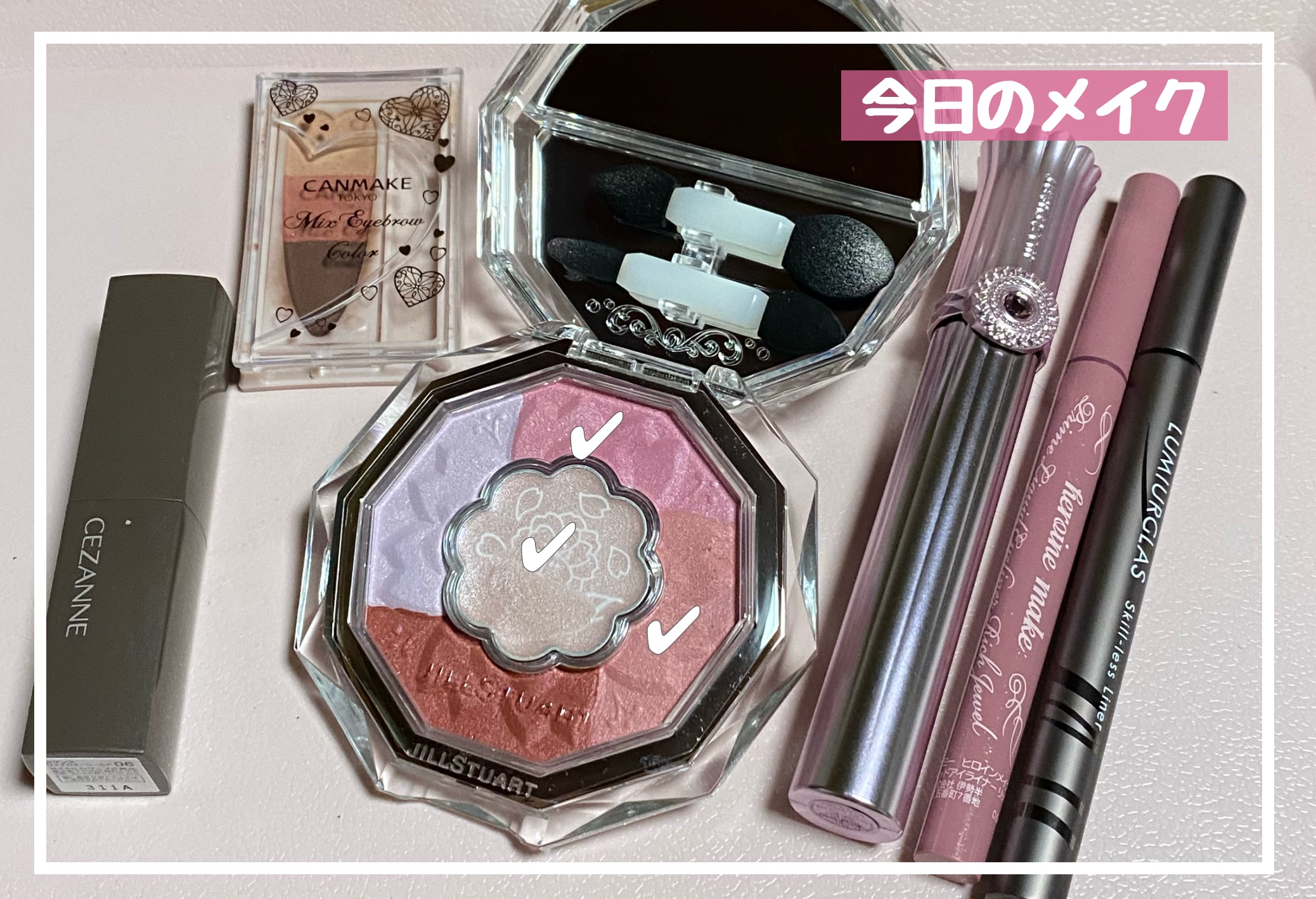 ジルスチュアート ブルームクチュール アイズ/JILL STUART/アイシャドウパレットを使ったクチコミ（1枚目）