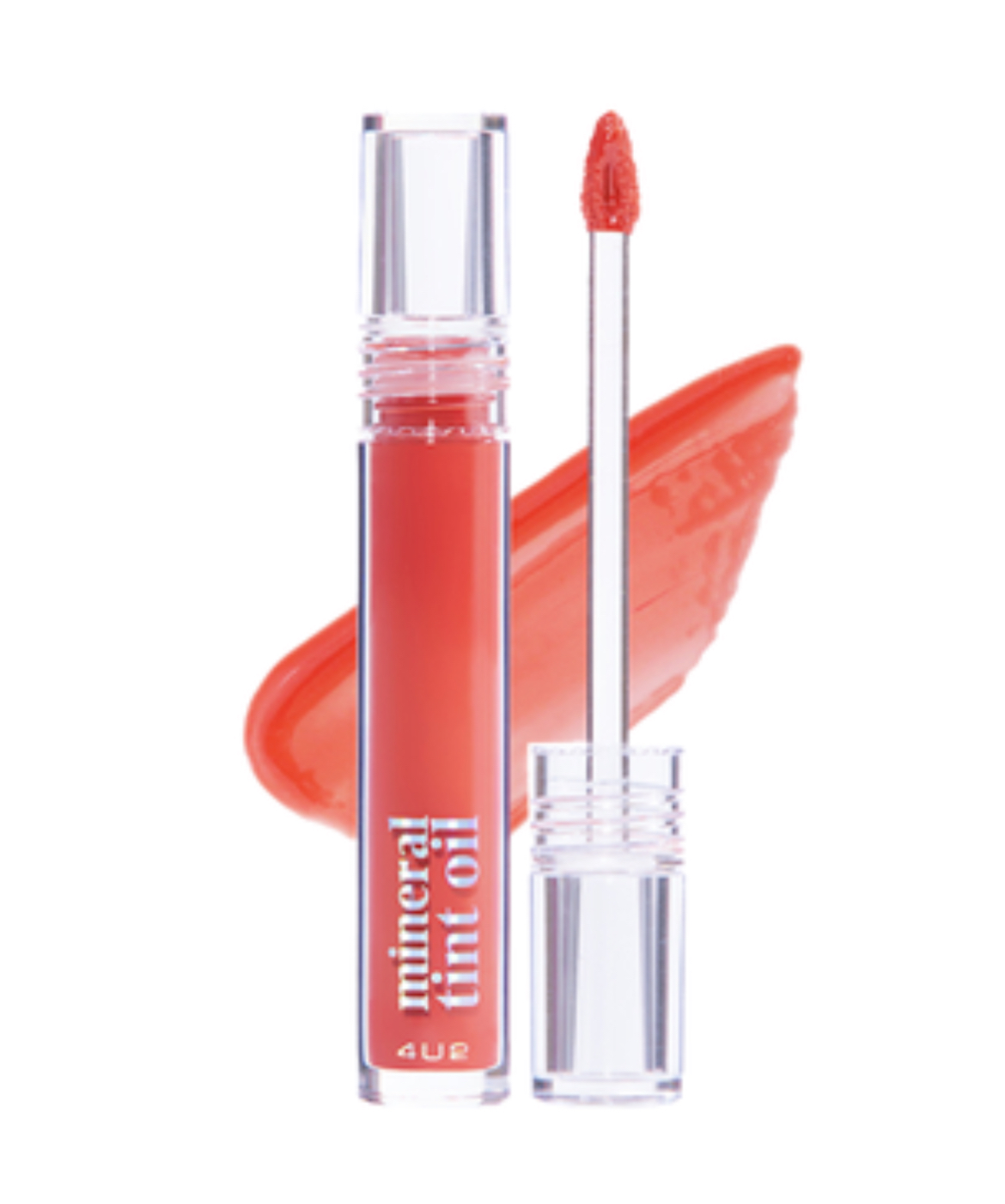 ミネラルティントオイル #02 シャイニーオレンジ/4U2/リップティントを使ったクチコミ（1枚目）