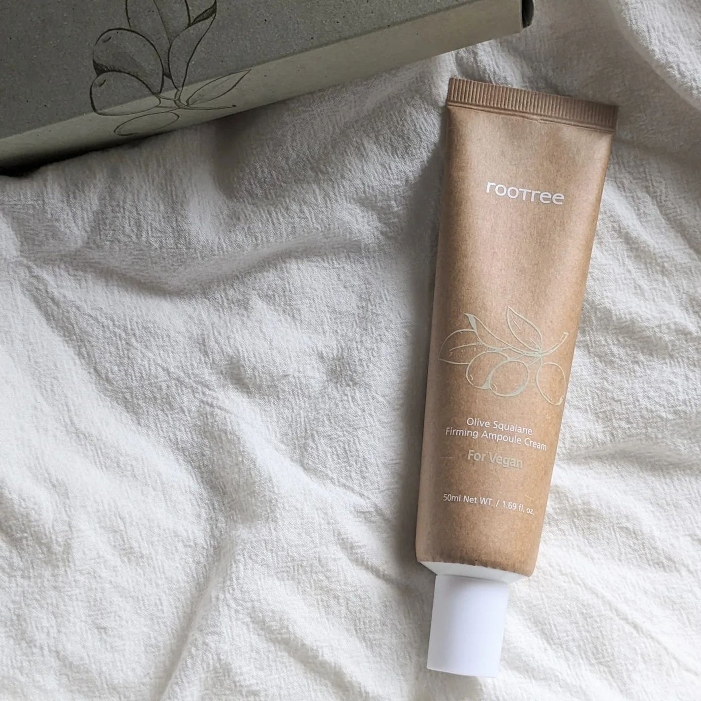 オリーブスクアランファーミングアンプルクリーム/rooTree/フェイスクリームを使ったクチコミ(1枚目)
