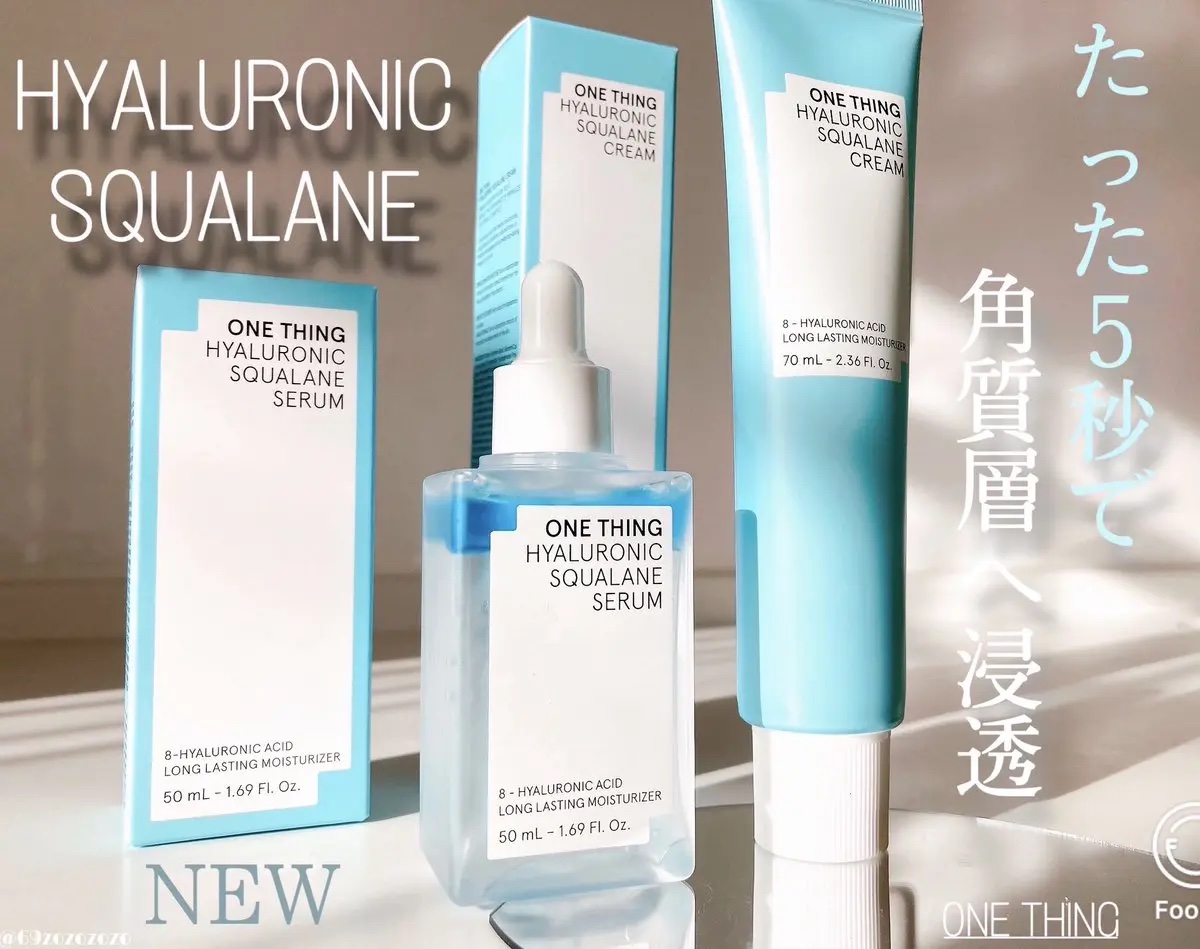 ヒアルロニックスクワランクリーム/ONE THING/フェイスクリームを使ったクチコミ（1枚目）