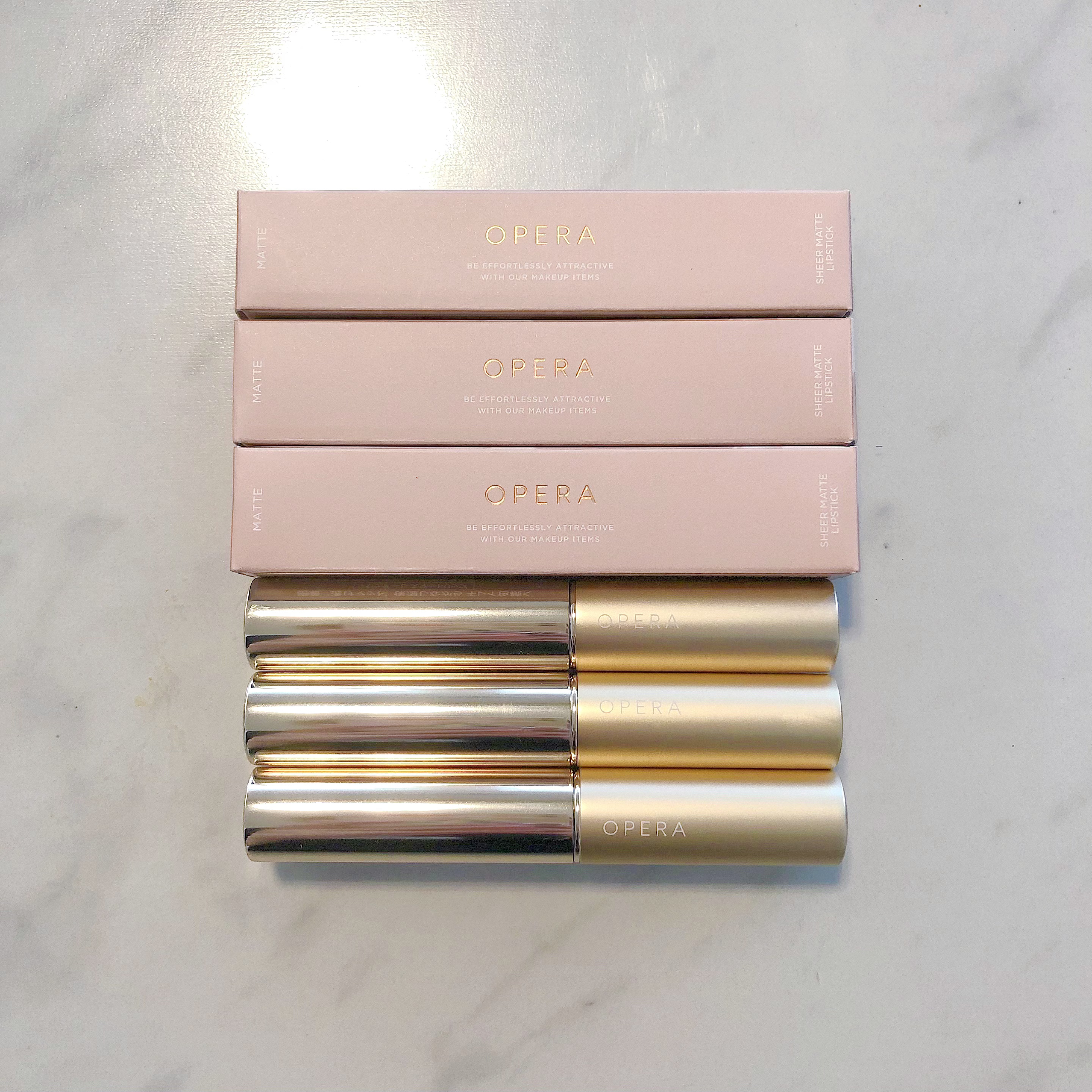 オペラ シアーマットリップスティック 102 ベアピンク(限定色)/OPERA/口紅を使ったクチコミ（1枚目）