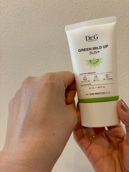 グリーンマイルドアップサンプラス/Dr.G/日焼け止めクリームを使ったクチコミ(4枚目)