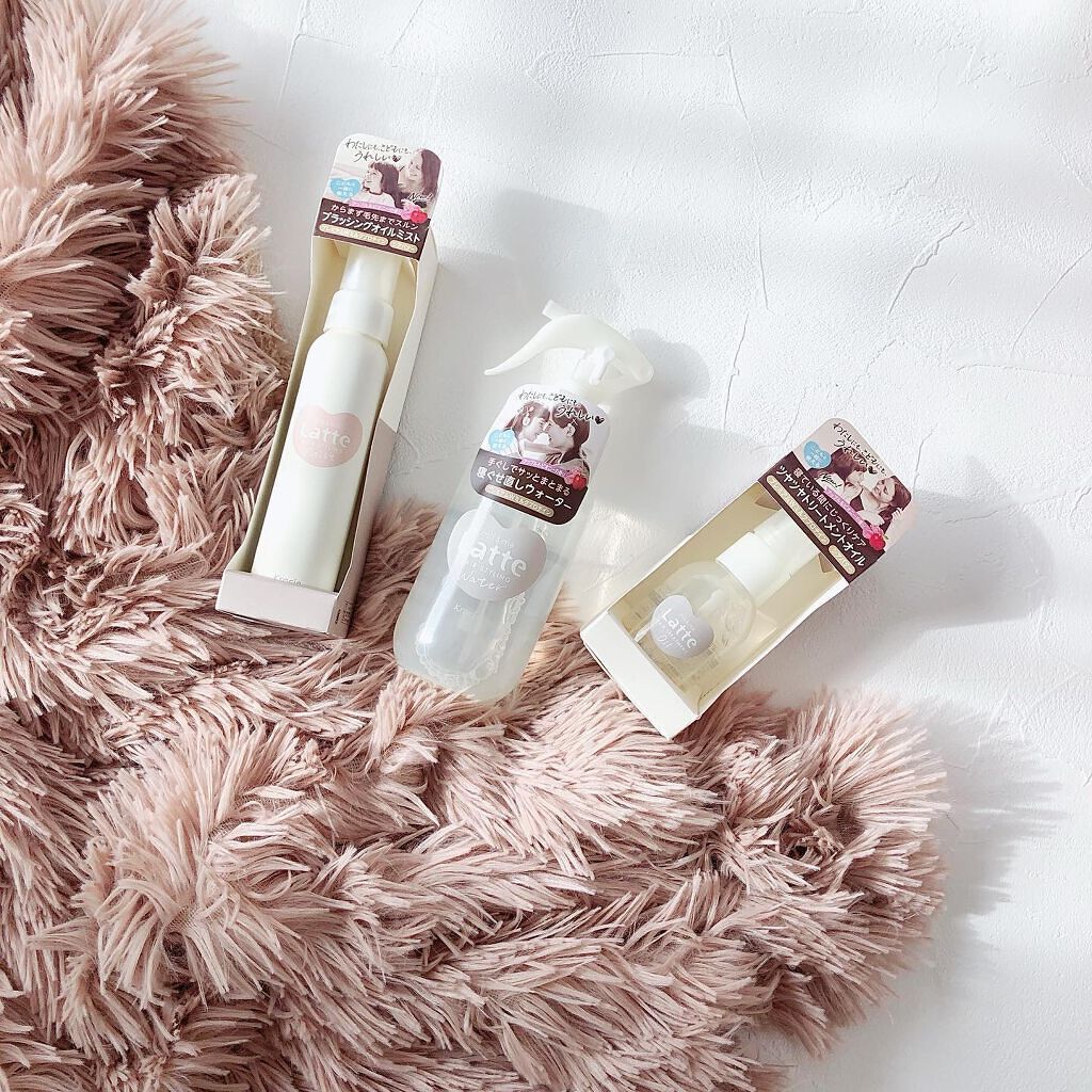 マー&ミー ブラッシング オイルミスト/マー＆ミー　ラッテ/ヘアミストを使ったクチコミ（3枚目）