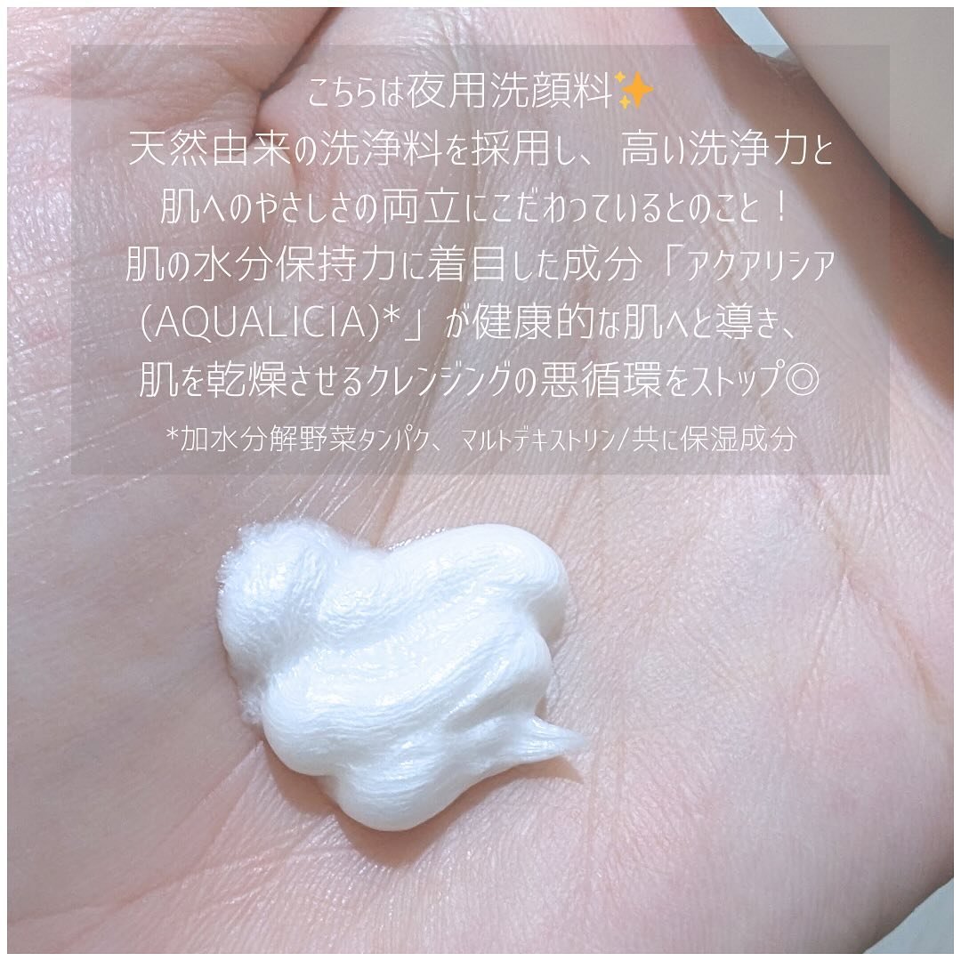 マイクロフォーム クレンザー(夜用洗顔)/LAGOM /クレンジングクリームを使ったクチコミ（2枚目）