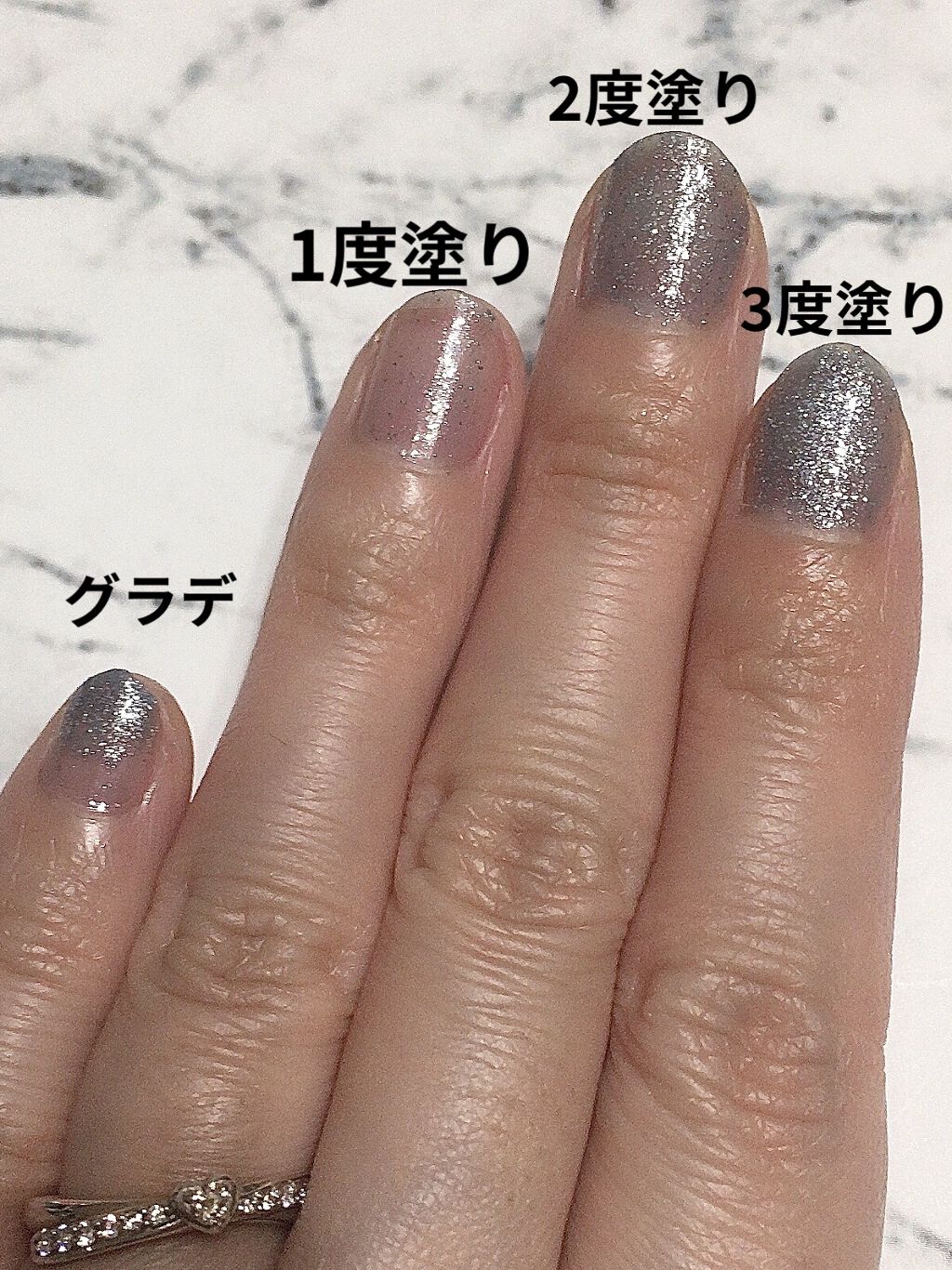 ネイルホリック リミテッドカラー Spring Denim GY063/ネイルホリック/マニキュアを使ったクチコミ（2枚目）