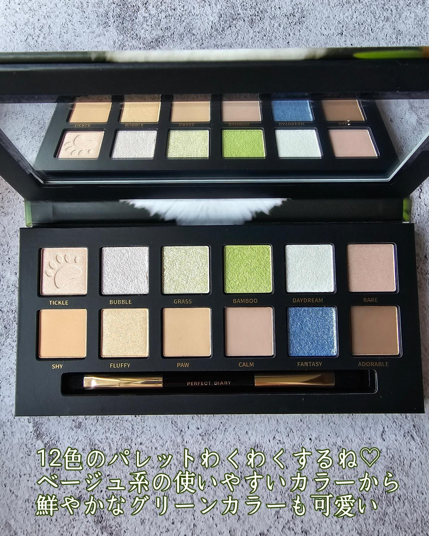 限定色レビュー】エクスプローラ12色 動物アイシャドウパレット