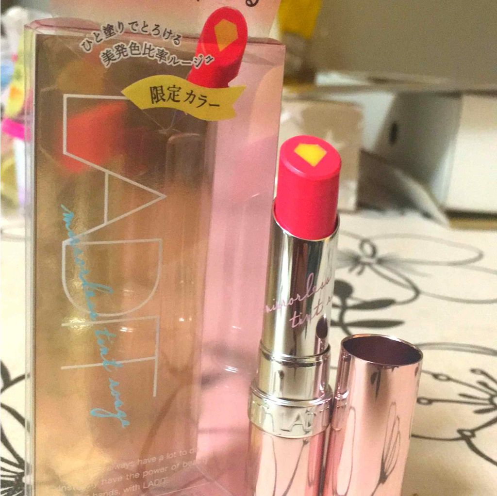 ミラーレスティントルージュ/レディット/リップティントを使ったクチコミ（2枚目）