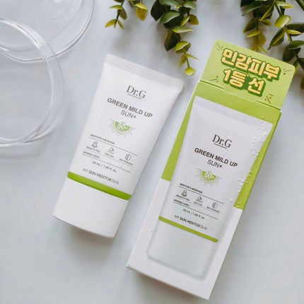 グリーンマイルドアップサンプラス/Dr.G/日焼け止めクリームを使ったクチコミ(7枚目)