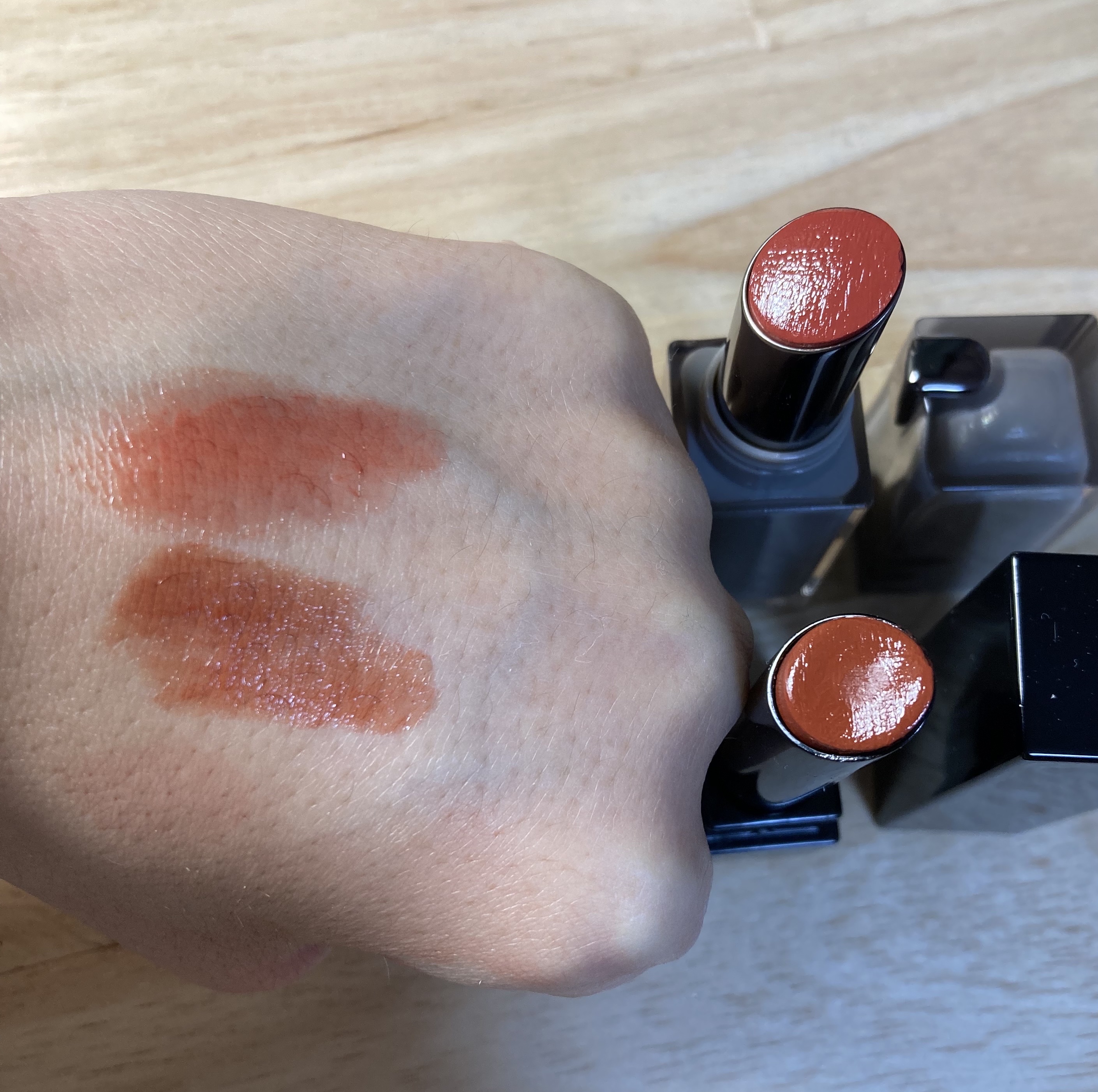 Joocyee グレーズフィルムルージュ 529 寝不足ポメロ/Joocyee/口紅を使ったクチコミ（3枚目）