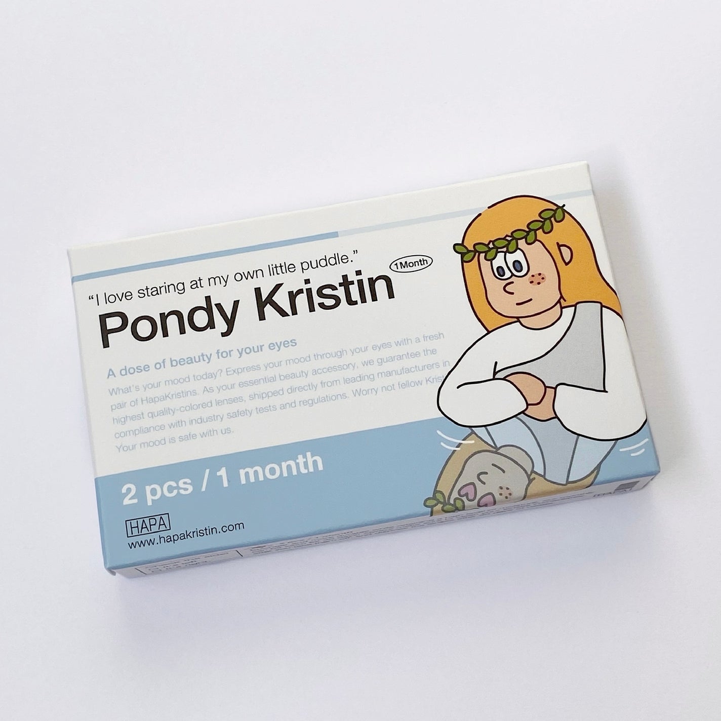 Pondy Kristin/Hapa kristin/1ヶ月(1MONTH)カラコンを使ったクチコミ(5枚目)