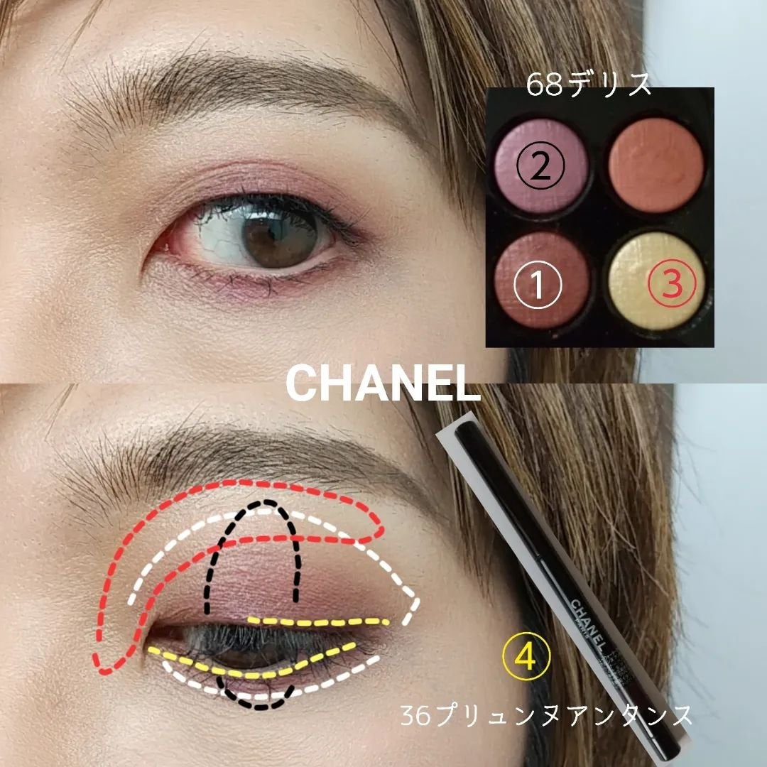 レ キャトル オンブル/CHANEL/アイシャドウパレットを使ったクチコミ(4枚目)