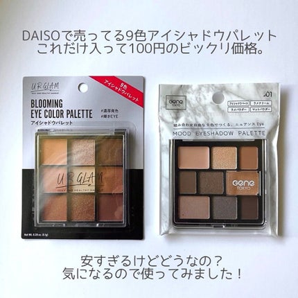 UR GLAM BLOOMING EYE COLOR PALETTE/U R GLAM/アイシャドウパレットを使ったクチコミ(2枚目)