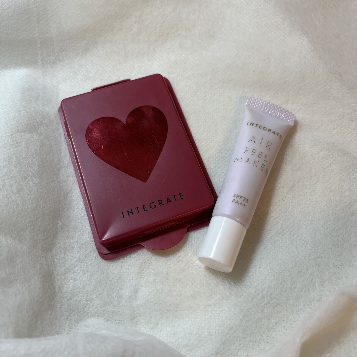 プロフィニッシュファンデーション (ミニ) オークル10/インテグレート/パウダーファンデーションを使ったクチコミ（1枚目）