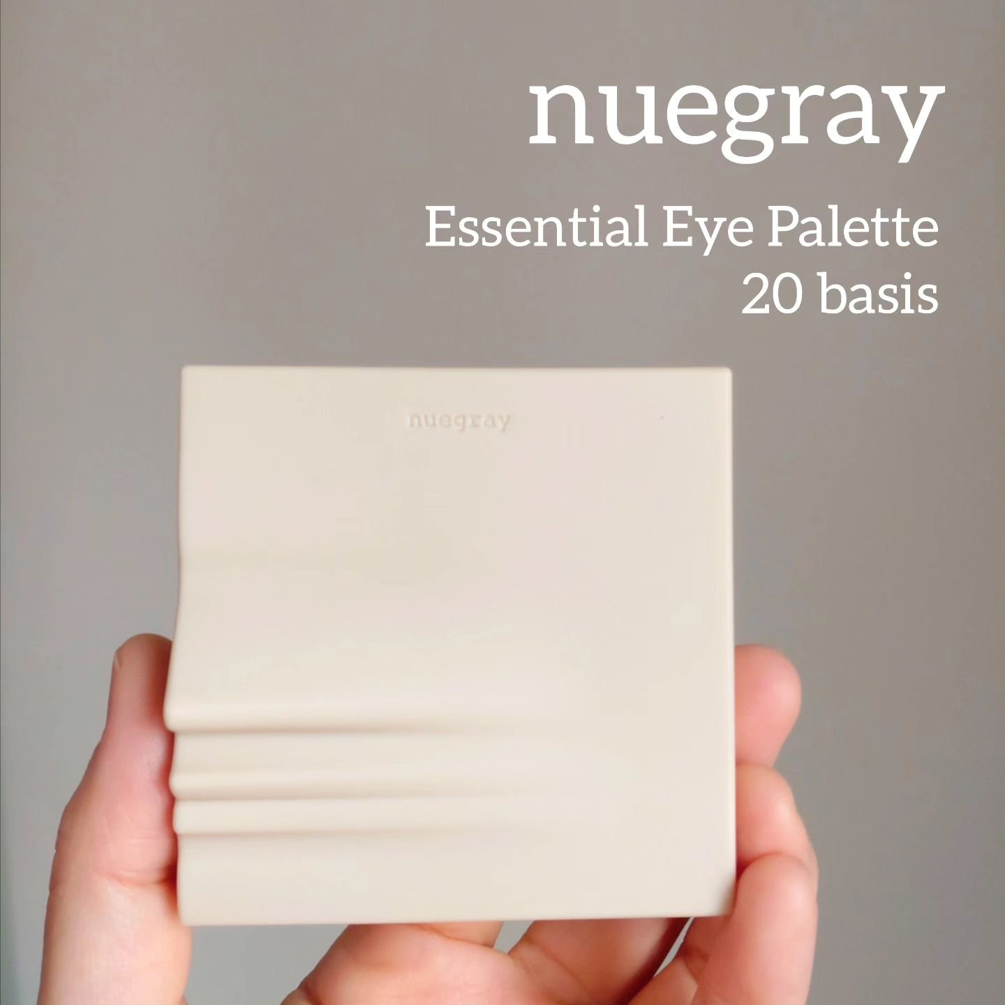 エッセンシャルアイパレット/nuegray/アイシャドウパレットを使ったクチコミ（1枚目）