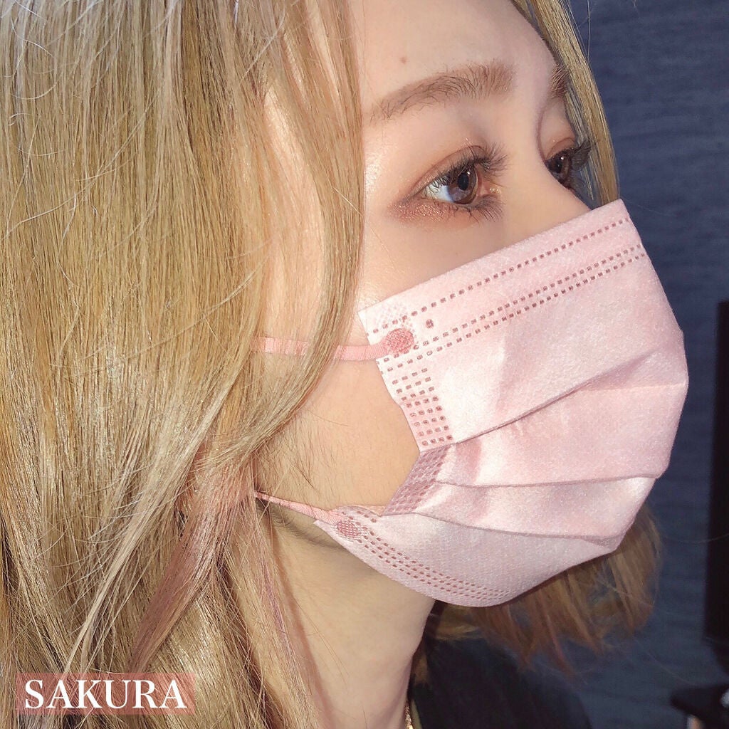 不織布 カラーマスク/Picool/マスクを使ったクチコミ(7枚目)