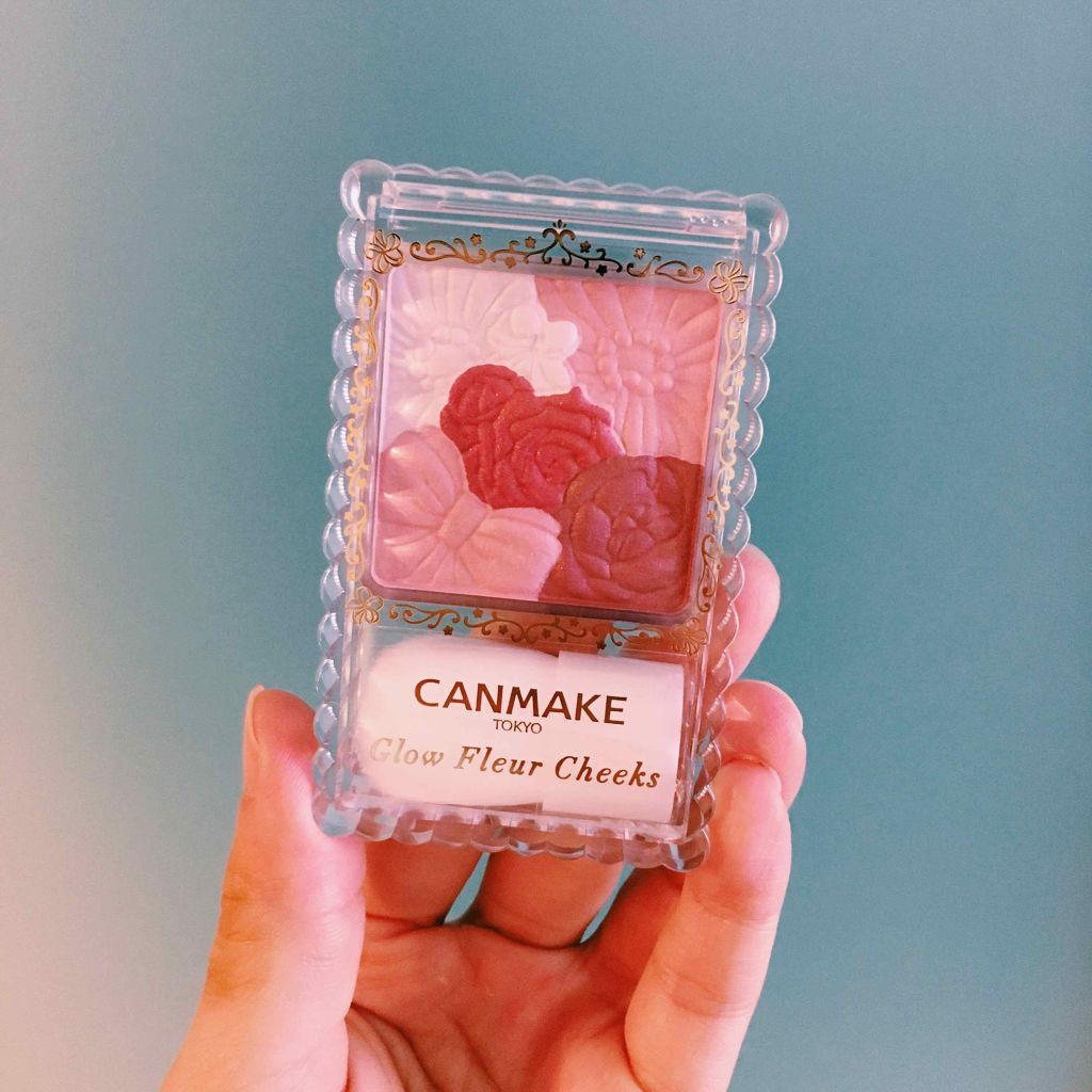 グロウフルールチークス/キャンメイク/パウダーチークを使ったクチコミ(1枚目)