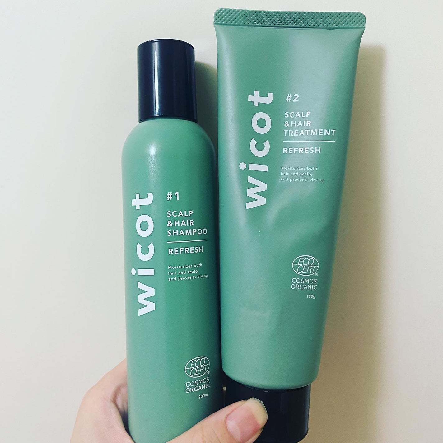 スカルプ&ヘア シャンプー/トリートメント リフレッシュ/wicot/市販シャンプーを使ったクチコミ(1枚目)