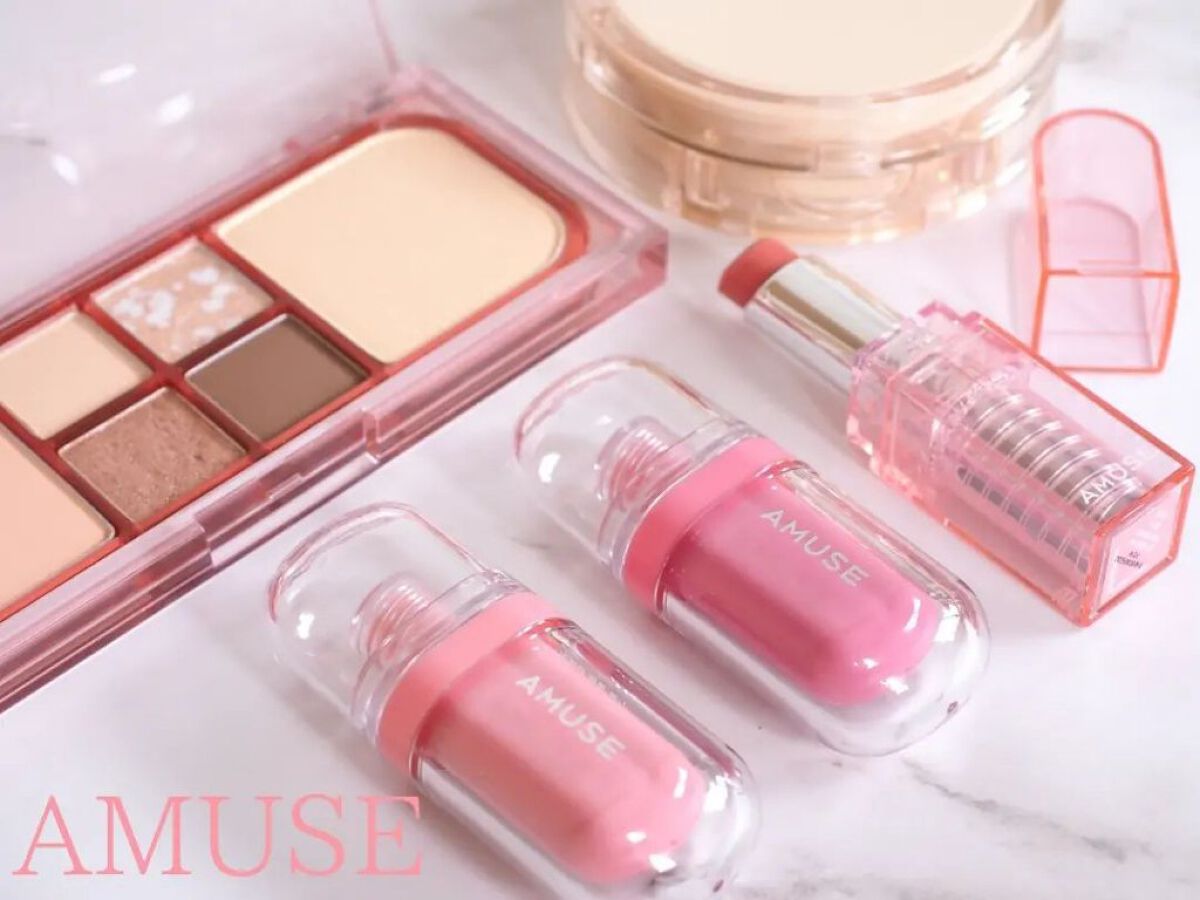 ヴィーガンフェイスオールパレット 01ムーングロウ/AMUSE/アイシャドウパレットを使ったクチコミ（1枚目）