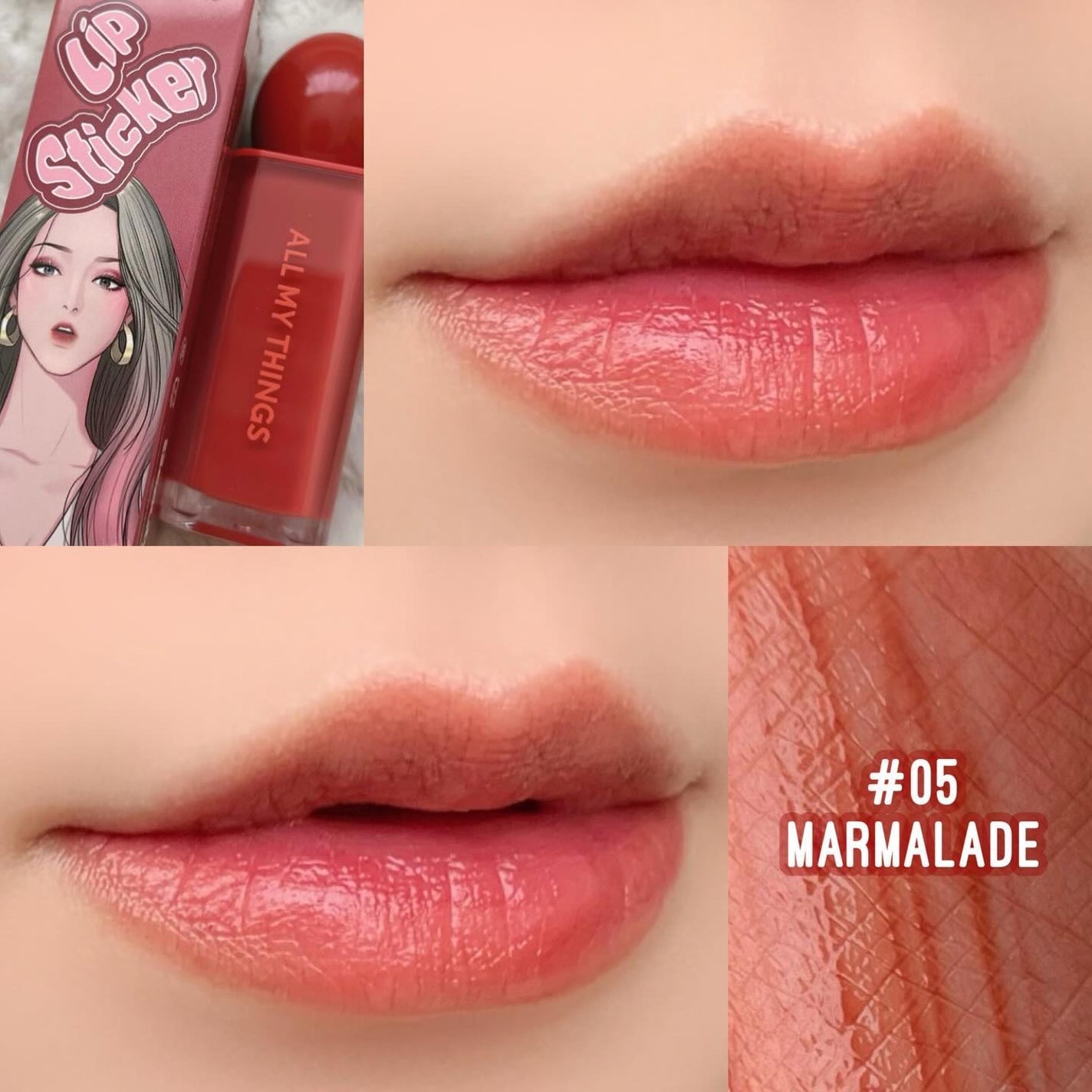 オールマイシングス リップスティッカーティント/all my things/リップティントを使ったクチコミ(2枚目)