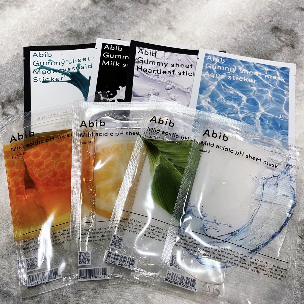 ガムシートマスク コラーゲン※10ミルク※11ステッカー/Abib /シートマスク・パックを使ったクチコミ（1枚目）