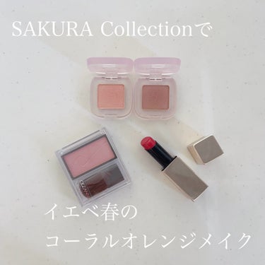 今日もto/one ペタルフロートアイシャドウの2024ss SAKURA Collection です。
昨日とは違うカラーを使いました。
淡めのコーラルオレンジっぽい仕上がりに。

淡い色が好きな方は