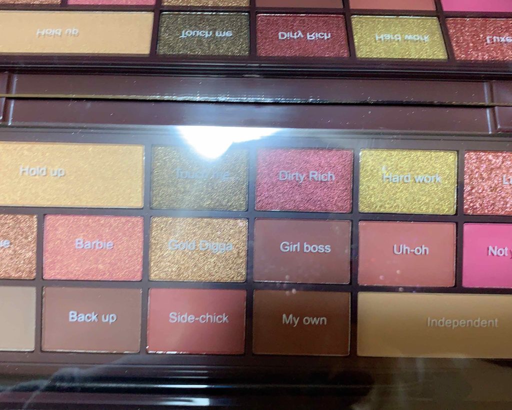 アイラブチョコレート/MAKEUP REVOLUTION/アイシャドウパレットを使ったクチコミ(2枚目)