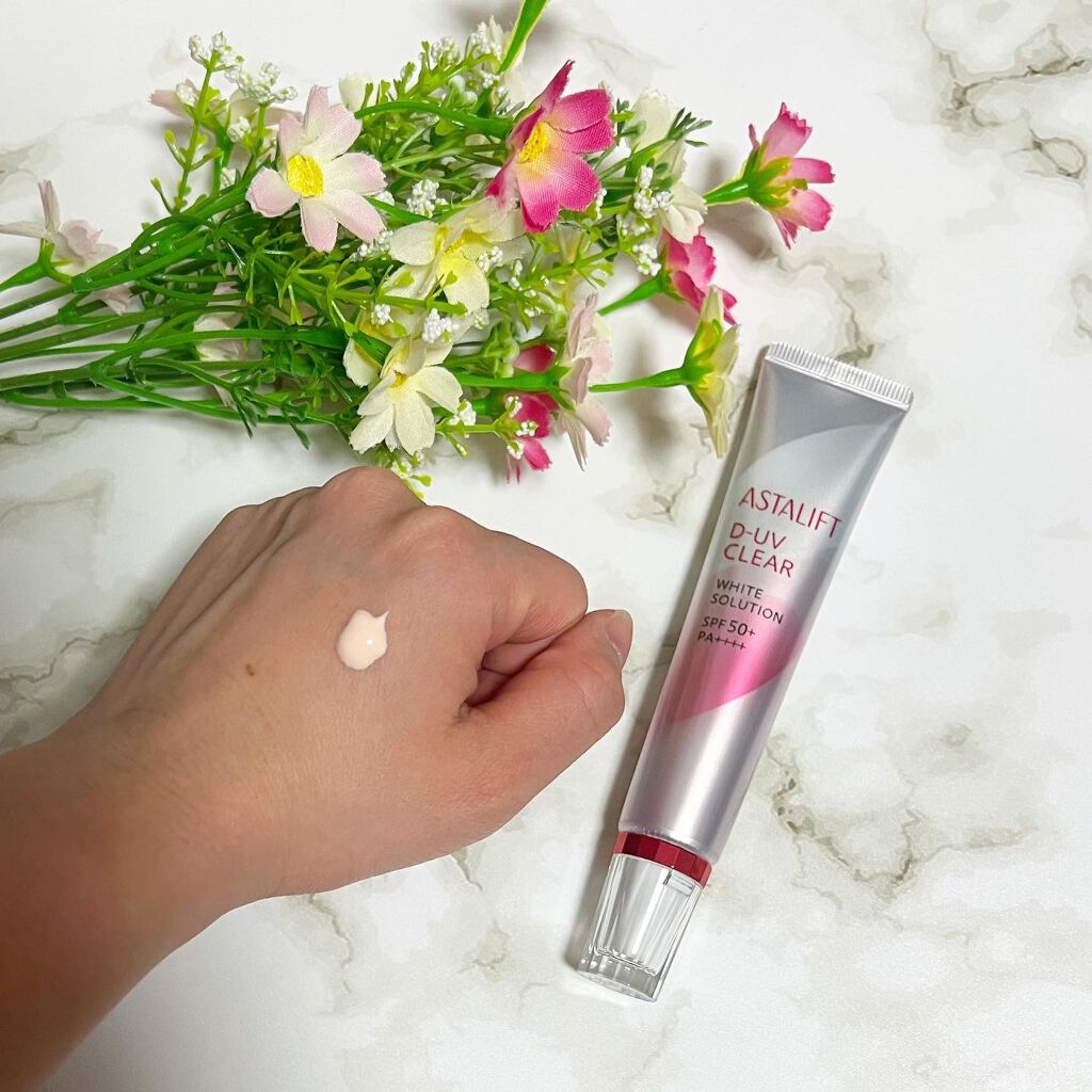 D-UVクリア ホワイトソリューション/アスタリフト/日焼け止めクリームを使ったクチコミ（2枚目）