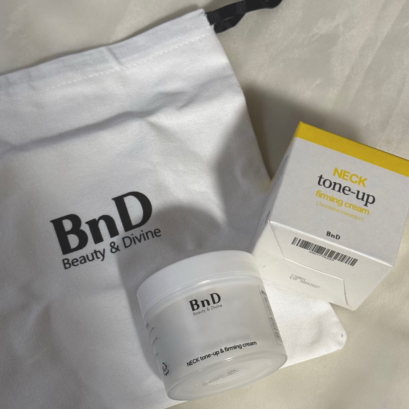 BnD ネックアイロン トーンアップ クリーム/BnD/ネック・デコルテケアを使ったクチコミ(4枚目)
