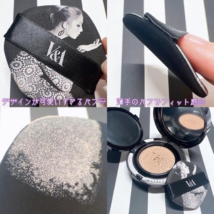 ロングウェアクッションファンデーション/V&Aビューティー/クッションファンデーションを使ったクチコミ(4枚目)