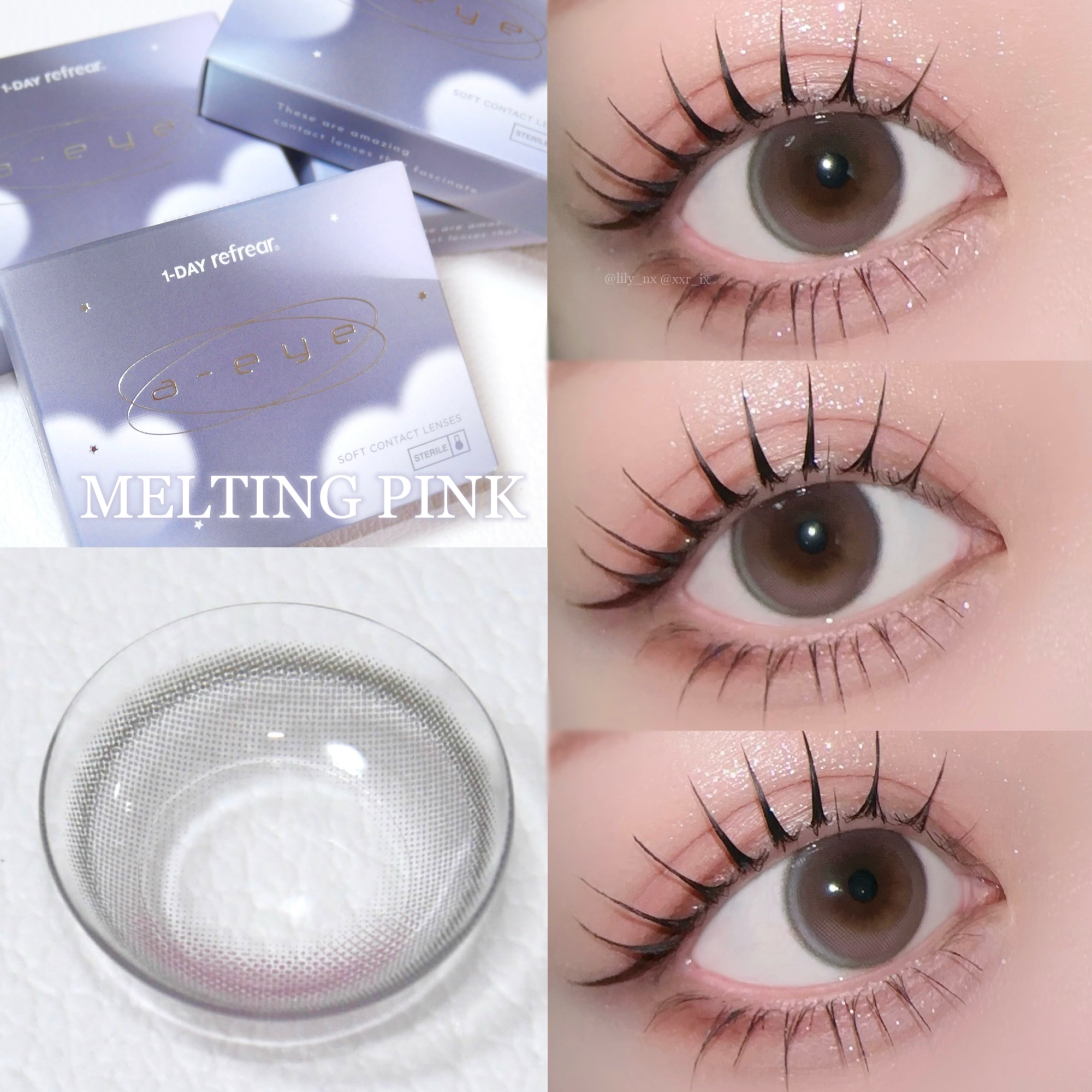 ワンデーリフレア シリコーン/Refrear/ワンデー（１DAY）カラコンを使ったクチコミ（3枚目）