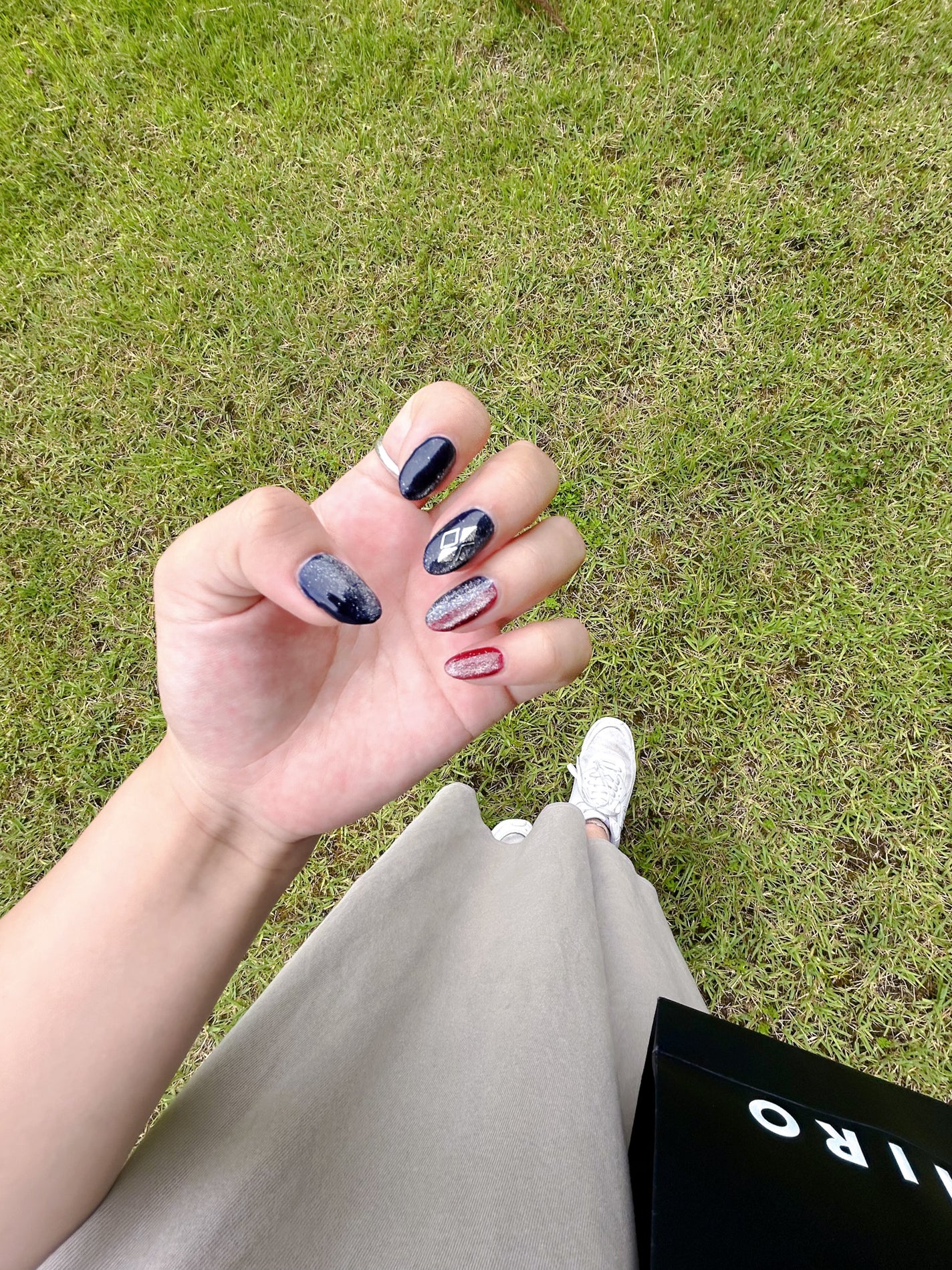 ジェルネイル(ライト対応)/セリア/ジェルネイルを使ったクチコミ(3枚目)