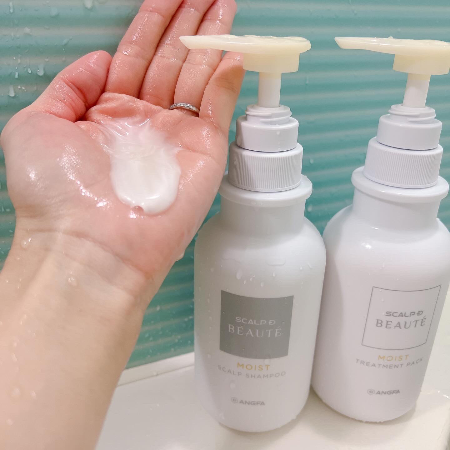 スカルプD ボーテ 薬用スカルプシャンプー（モイスト）／薬用トリートメントパック（モイスト）/アンファー(スカルプD)/市販シャンプーを使ったクチコミ（2枚目）